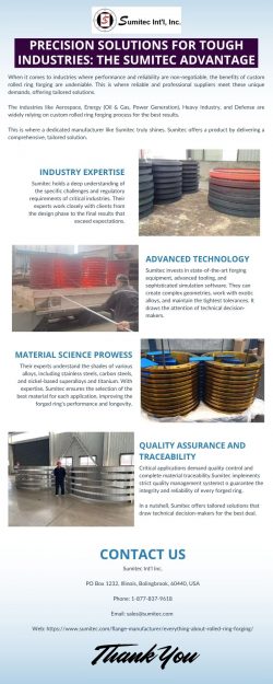 Precision Solutions for Tough Industries The Sumitec Advantage