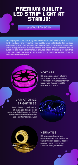Premium quality led strip light at stanjo