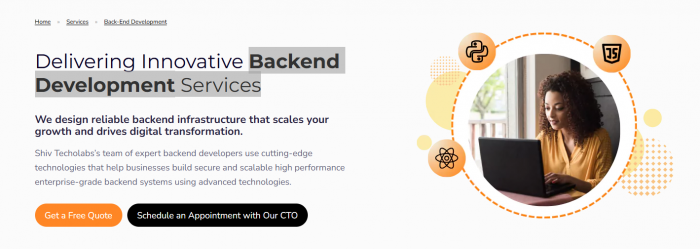 Scalable Backend Development Services by Shiv Technolabs