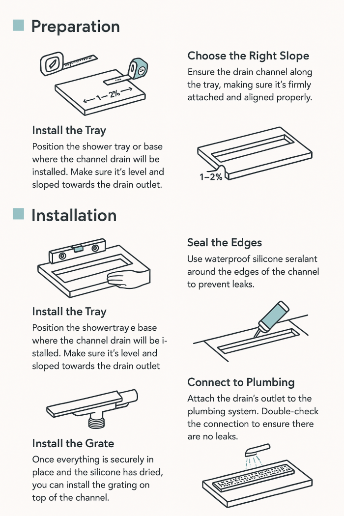 Shower Channel Drain: Perfect Installation Guide