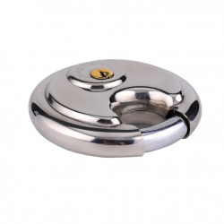 Stainless Steel Waterproof Pryproof Outdoor Round Cake Padlock