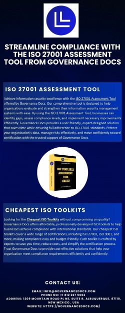 Streamline Compliance with the ISO 27001 Assessment Tool from Governance Docs