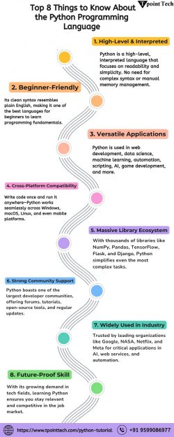Top 8 Things to Know About the Python Programming Language