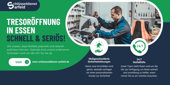 Tresoröffnung in Essen – Schnell & Seriös!