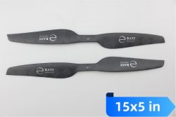 15×5 Favourable Carbon Fiber Straight CW CCW Drone Propeller