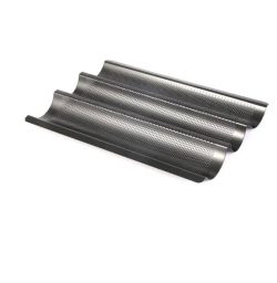 3 Groove Carbon Steel Baguette Pan