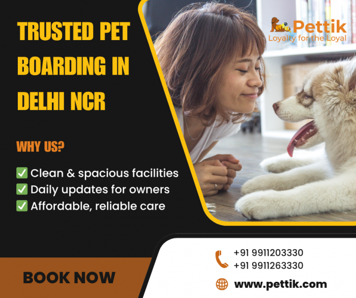 Pet Boarding Service in Delhi