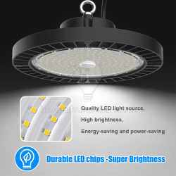 Commercial Industrial UFO LED High Bay Light Aluminum Waterproof IP65 100W to 400W
