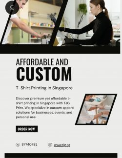 Affordable & Custom T-Shirt Printing Singapore