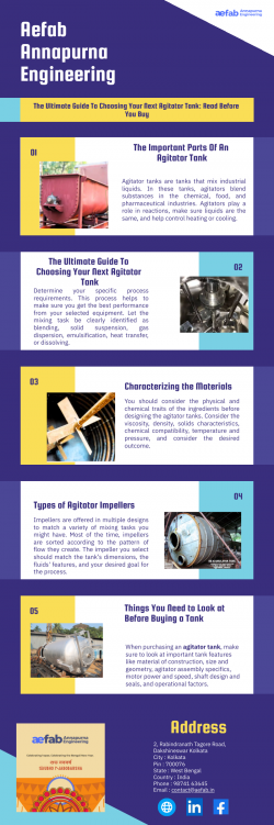 The Ultimate Guide To Choosing Your Next Agitator Tank: Read Before You Buy