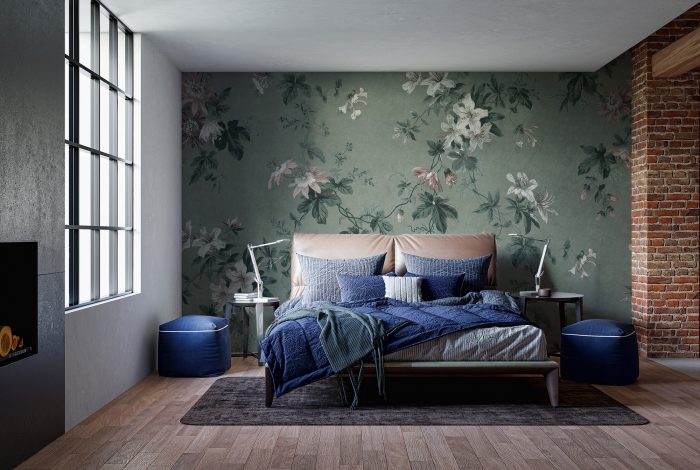 designer floral wallpaper