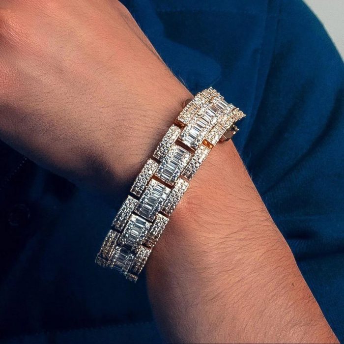 Luxury Diamond Bling Bling Bracelets for Men & Women