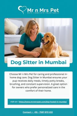Dog Sitter in Mumbai