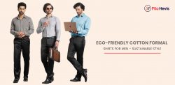 Eco-Friendly Cotton Formal Shirts for Men – Sustainable Style