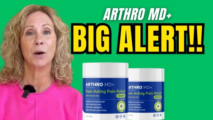 Arthro MD+ Cream Canada Natural Joint Lubrication