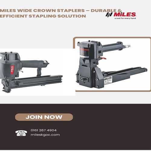 Miles Wide Crown Staplers – Durable & Efficient Stapling Solution