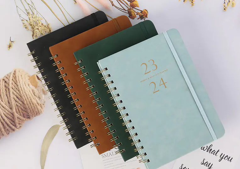 PU Leather Office Time Management Weekly Planner