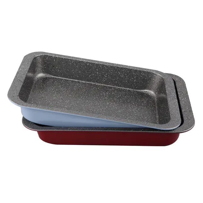 Rectangular Carbon Steel Oven Baking Tray with Rim