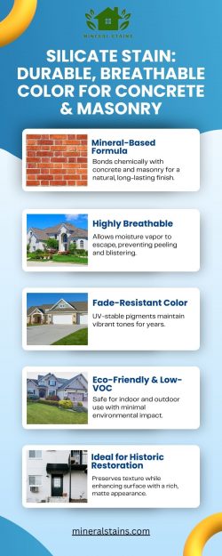 Silicate Stain: Durable, Breathable Color for Concrete & Masonry