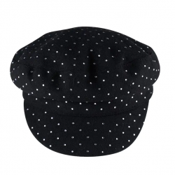 Stylish Rhinestone Decor Mariner Cap Painter Hat