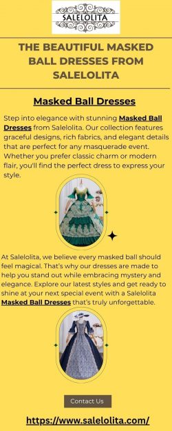 The Beautiful Masked Ball Dresses from Salelolita
