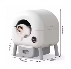 Uv Cleaning Safe Anti-Pinch Cat Litter Box
