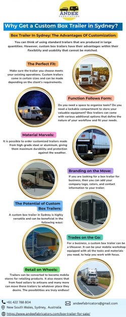 Why Get a Custom Box Trailer in Sydney?