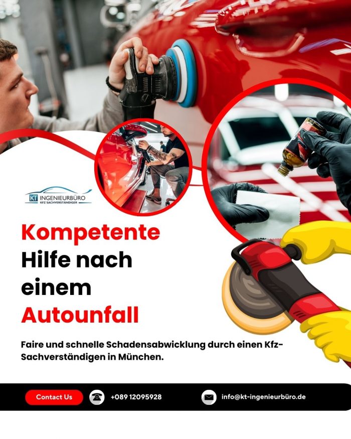 Wie ein Kfz-Sachverständiger in München bei der Schadensregulierung nach einem Unfall hilft