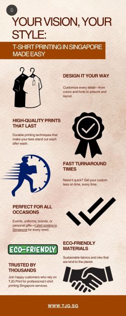 Your Vision, Your Style: T-Shirt Printing in Singapore Made Easy