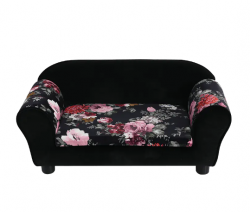 Petal-Patterned Black Beautiful Cat Furniture