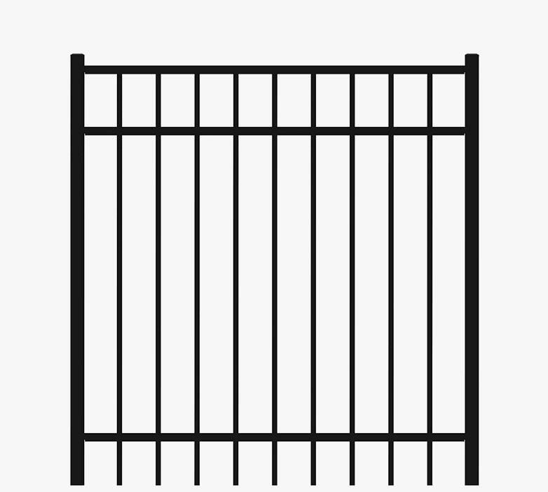 Aluminum standard walk gates