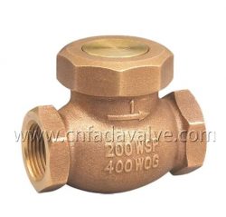 Bronze Spring Loaded Lift Check