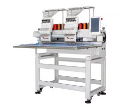 2 head embroidery machine