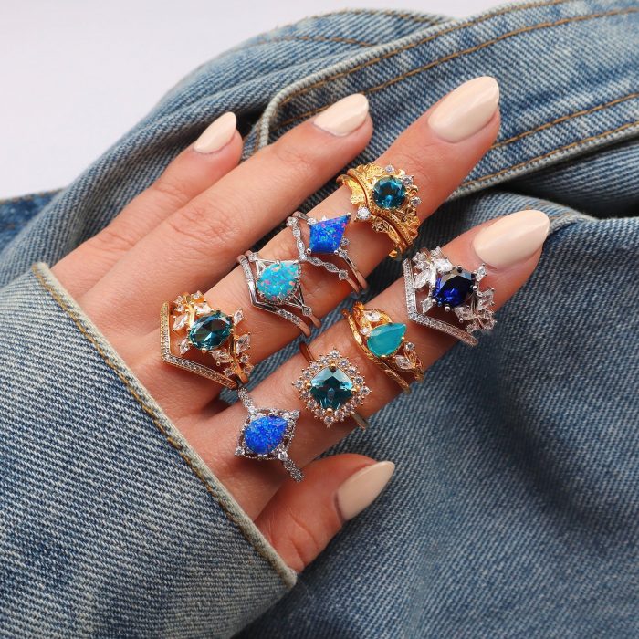 Elegant Black Onyx Rings and Meaningful Promise Rings from Kherish