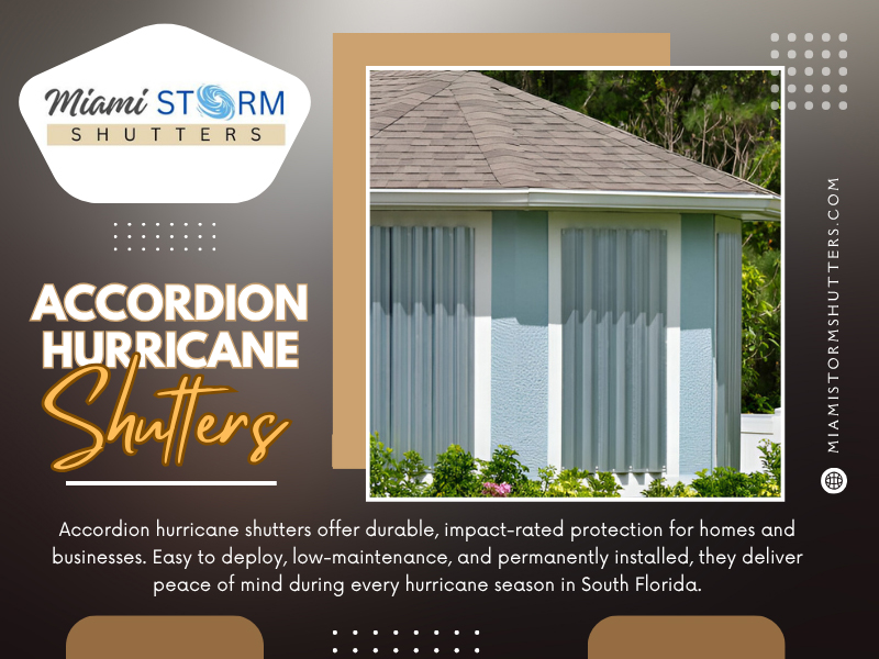 Accordion Hurricane Shutters