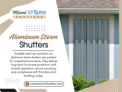 Aluminum Storm Shutters Miami FL
