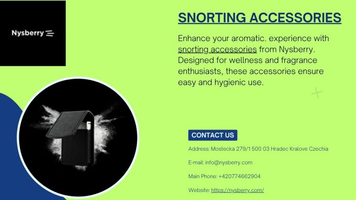Best and Premium Snorting Accessories by Nysberry