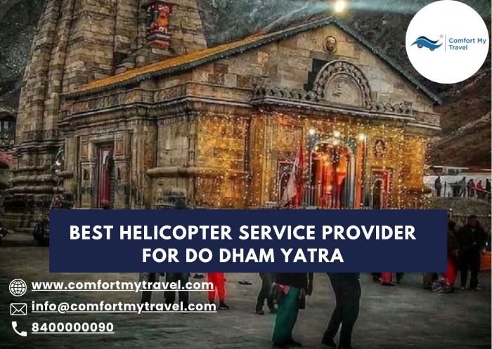Best Helicopter Service Provider for Do Dham Yatra