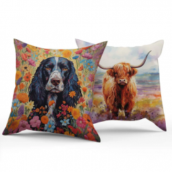 Dog Print Fabric for Handmade Pet Accessories