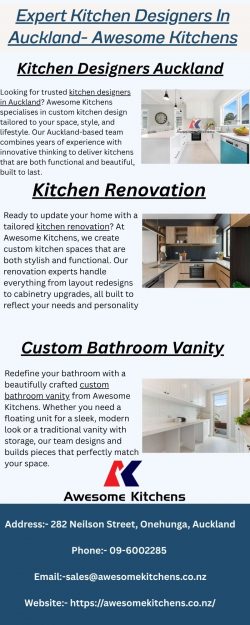 Expert Kitchen Designers In Auckland- Awesome Kitchens