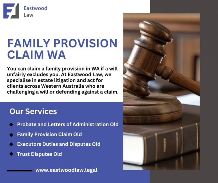 family provision claim wa