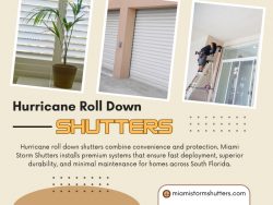 Hurricane Roll Down Shutters
