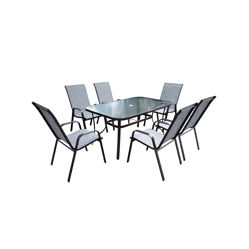 Elegant Outdoor Living with Wicker Patio Table and Chairs