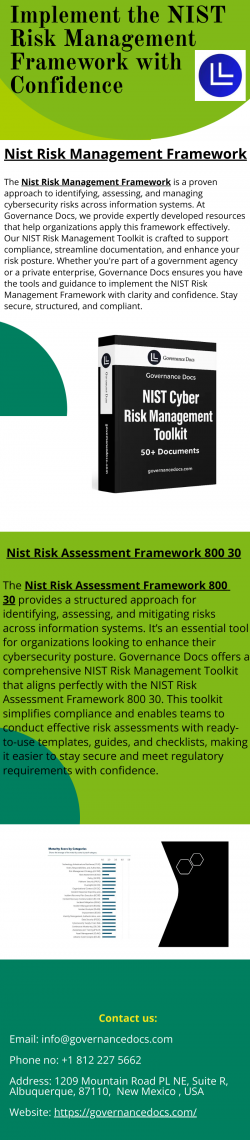 Implement the NIST Risk Management Framework with Confidence