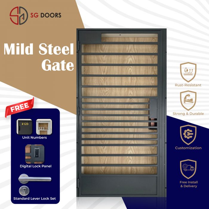 Mild Steel Gate Singapore | Perfect for HDB Home