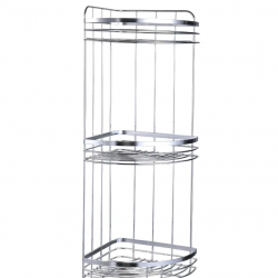 Punch-Free Triangle Bathroom Rack