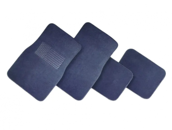 ✨ Upgrade your ride with the ZH9003 4-Piece Universal Carpet Car Floor Mats!
