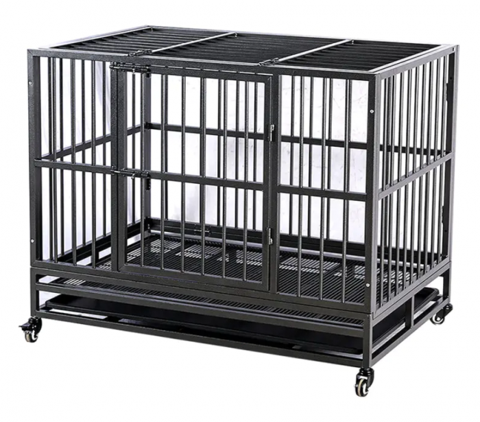 Heavy Duty Medium Pet Cage with Wheels