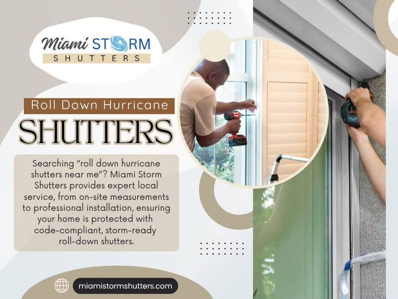 Roll Down Hurricane Shutters Near Me