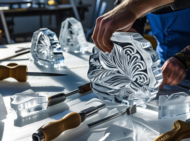 Masterful Detailing with Kutzall’s Ice Sculpture Carving Tools Collection